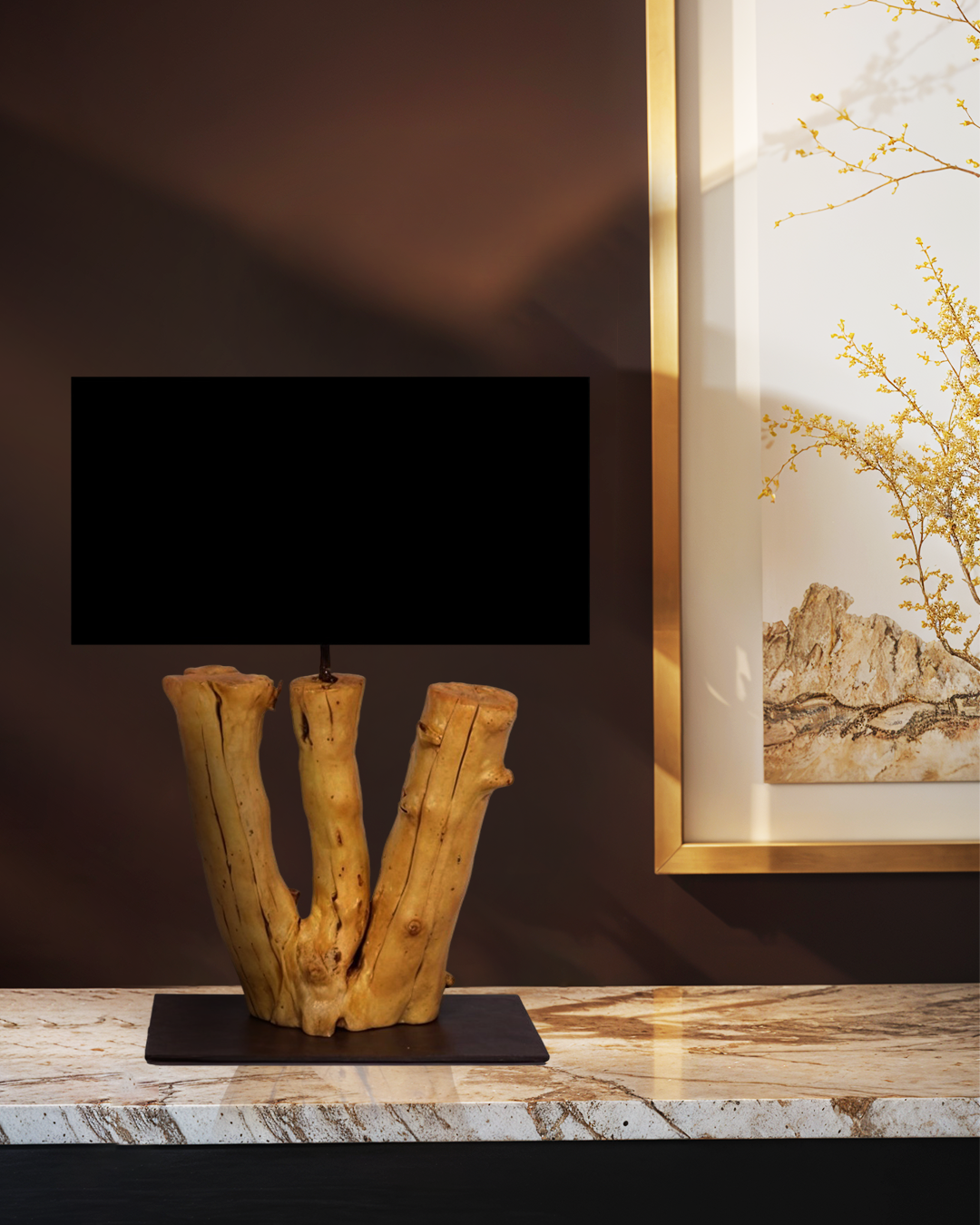 Three Tree Side Lamp