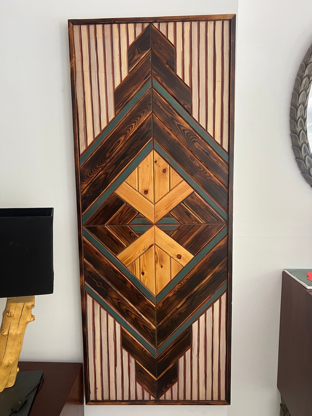 Olive Burn Frame