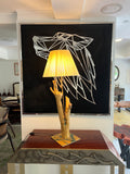 Olive Hand Side Lamp