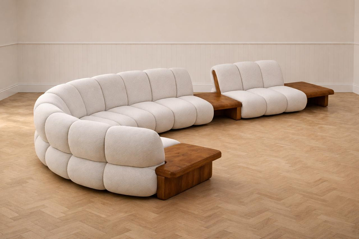 Serene Curve Sofa